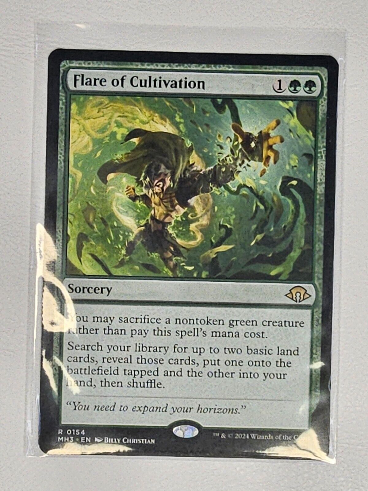 *IN HAND* 1x Flare of Cultivation - RETRO Frame NM/M Modern Horizons 3 MH3 MTG