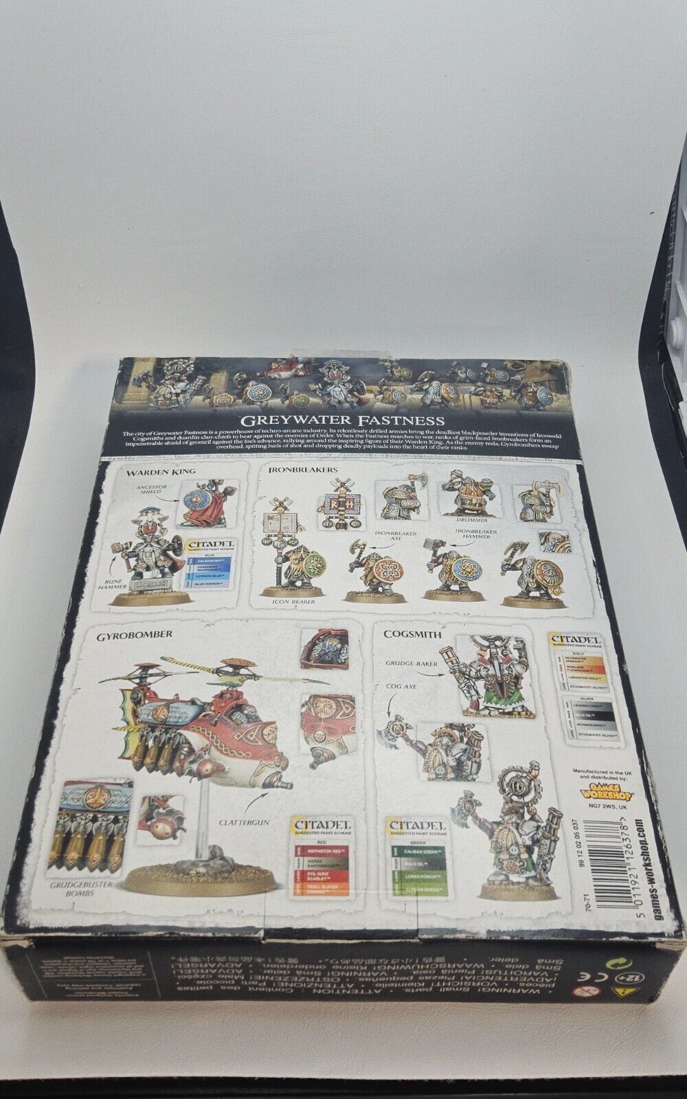 Warhammer Age of Sigmar Greywater Fastness Start Collecting Box NIB w/box wear