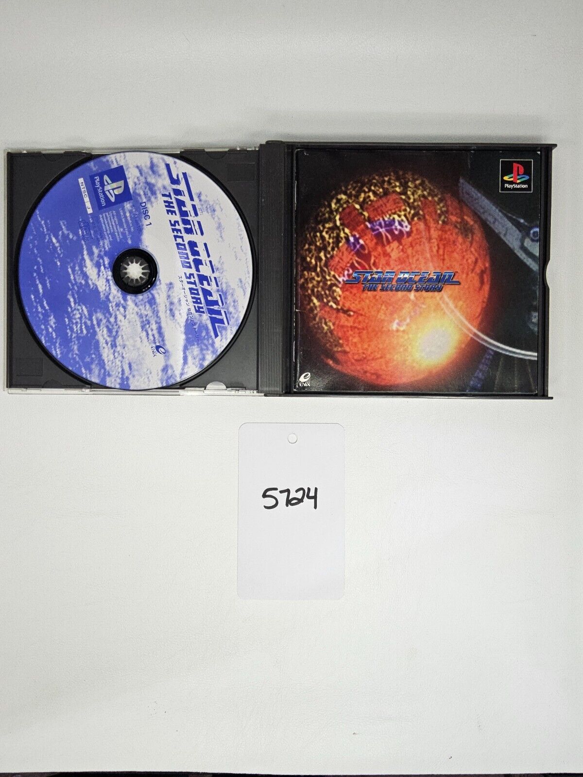 Star Ocean The Second Story w/ Trial version 1998 Sony PlayStation PS1 ENIX