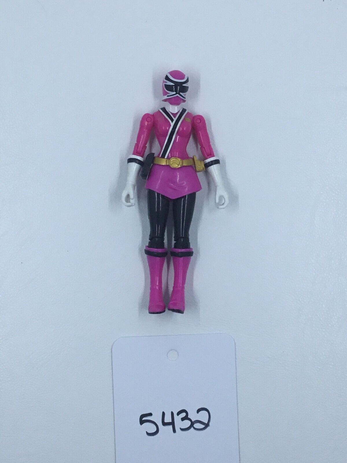 MIGHTY MORPHIN POWER RANGERS SAMURAI PINK RANGER VNTG 4.2” ACTION FIGURE TOY