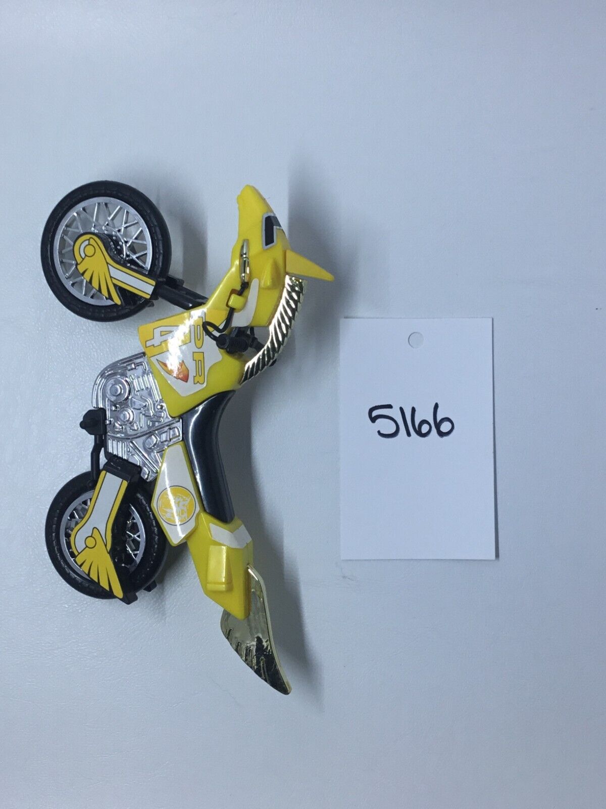 Yellow Thunder Bike Power Rangers Bandai Action Figure Vehicle