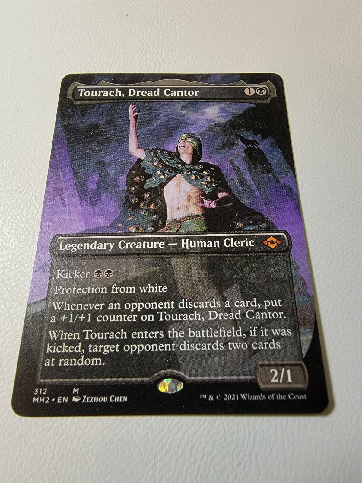 Tourach, Dread Cantor 312 - Borderless Near Mint MTG Modern Horizons 2