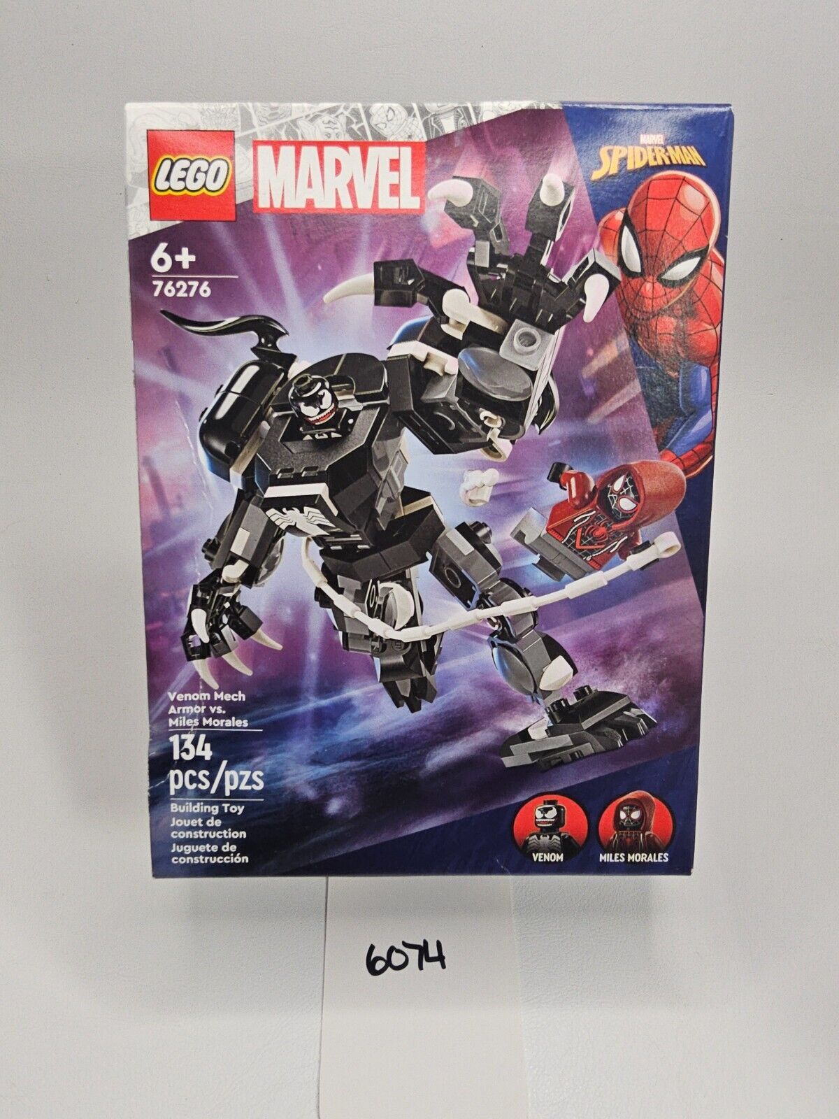 LEGO 76276 Marvel Spider-Man Venom Mech Armor vs Miles Morales New Sealed