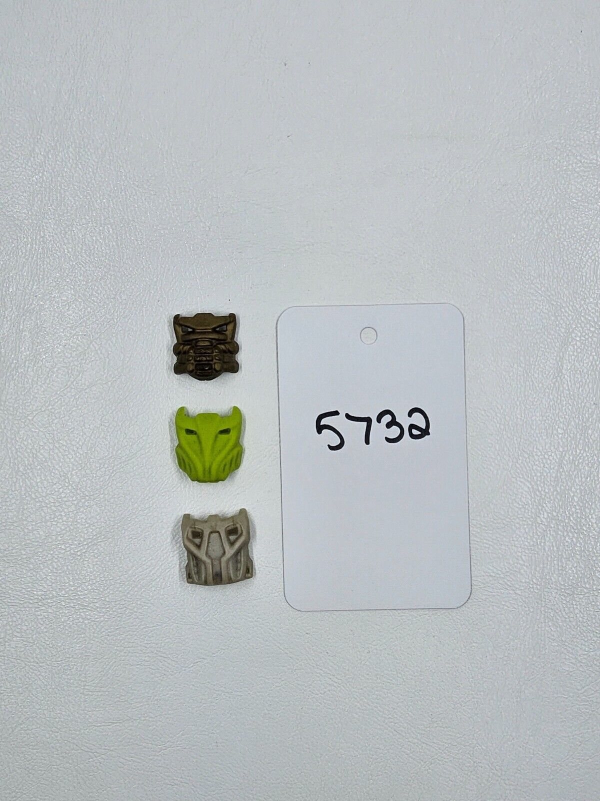 Lego Bionicle Rubber Mask x3