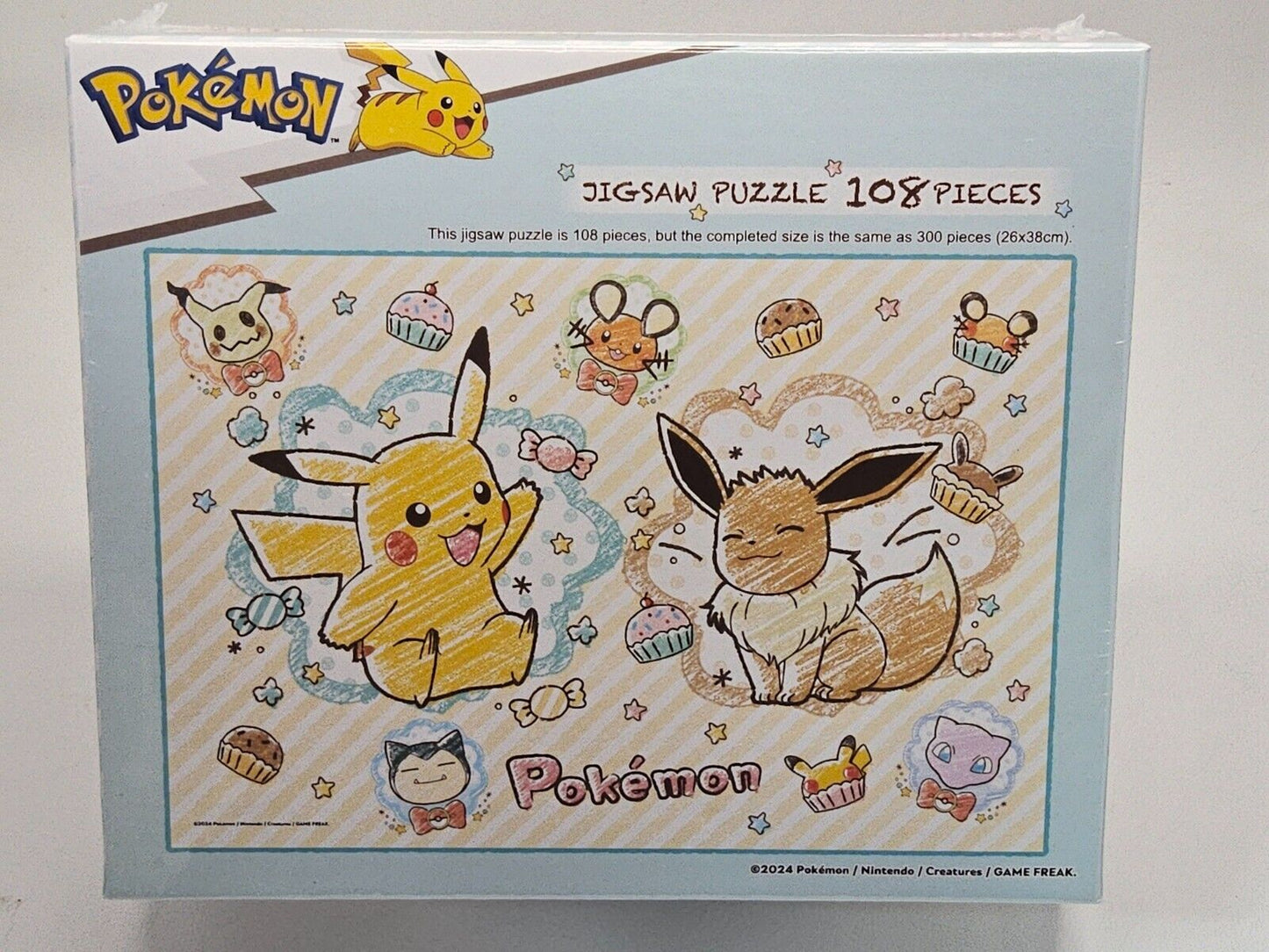 Ensky Pokemon Crayon Art 108 Piece Jigsaw Puzzle