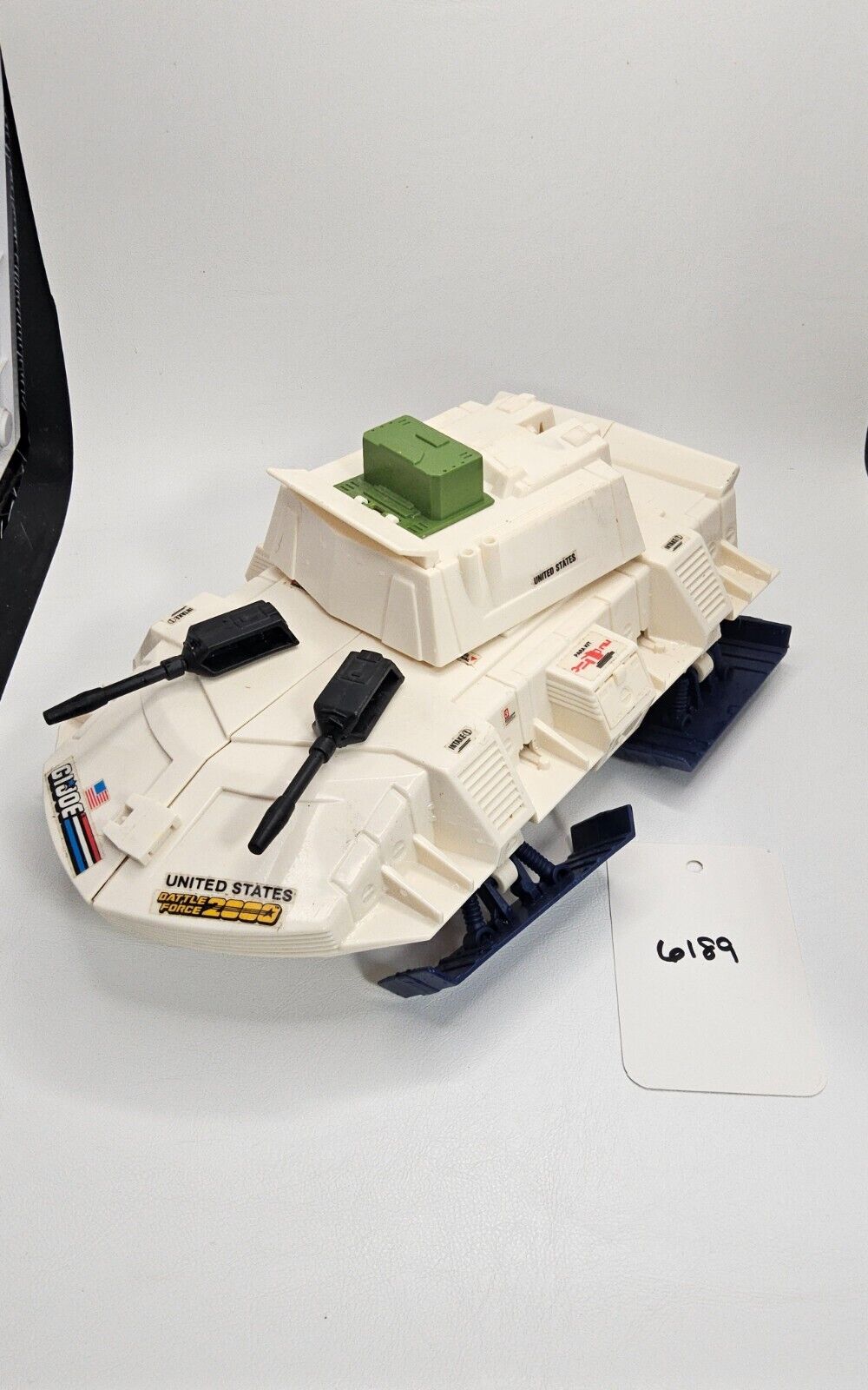 Vtg 1987 GI Joe Dominator Snow Tank Battle Force 2000 Hasbro Incomplete