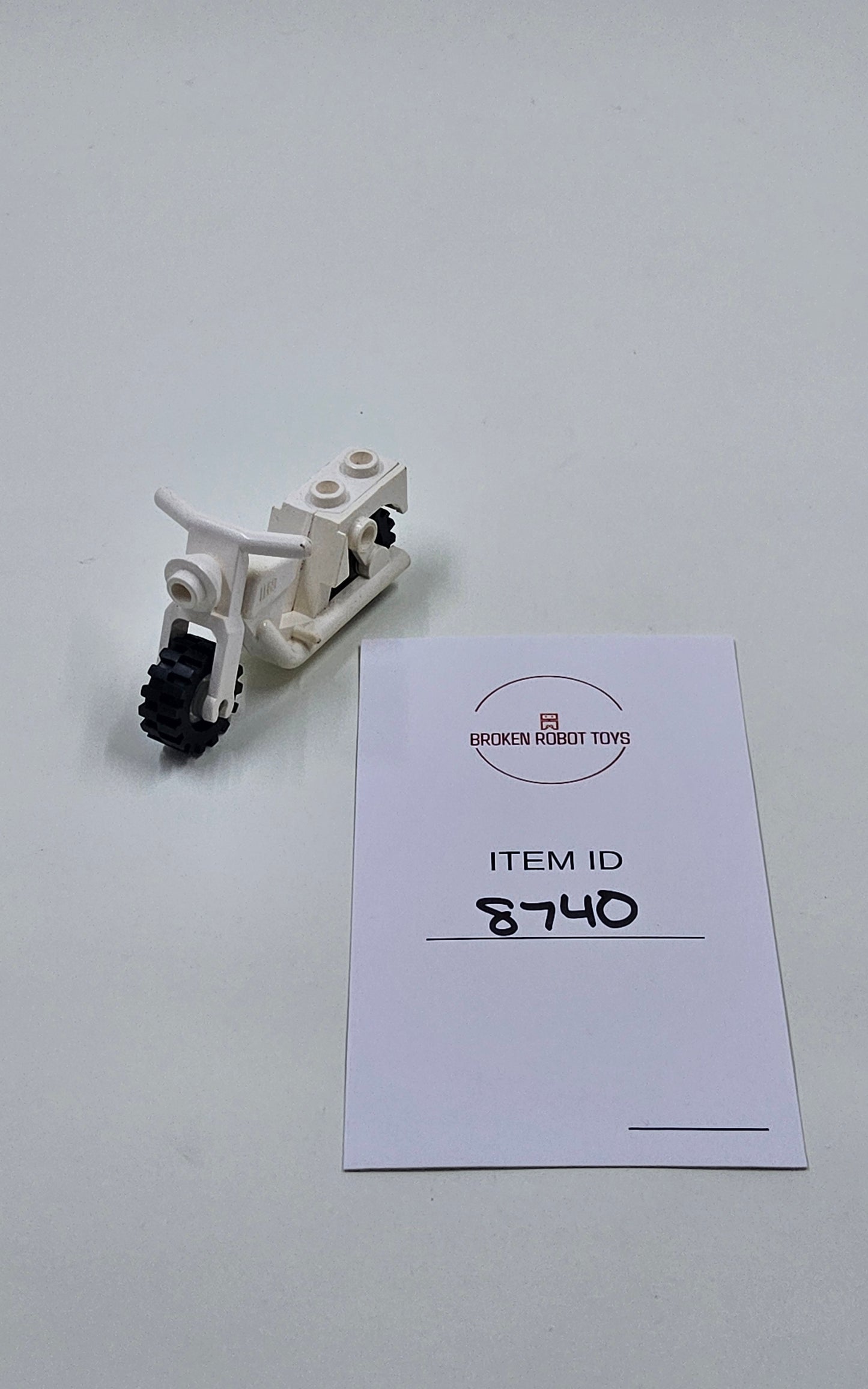 White Motorcycle 90s - Lego - x81c02