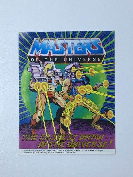 The Fastest Draw In the Universe Mini Comic Book MOTU Masters of the Universe 85