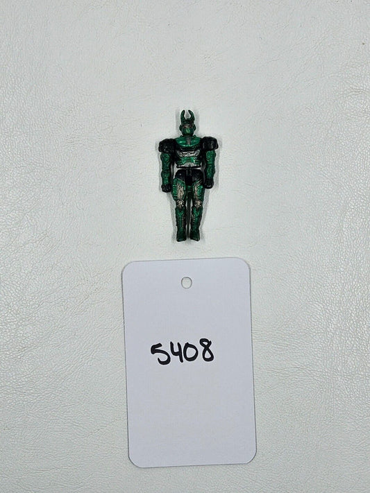 1996 Saban 2.25" Beetleborgs Beetle Bonder Metallic Green Mini Action Figure