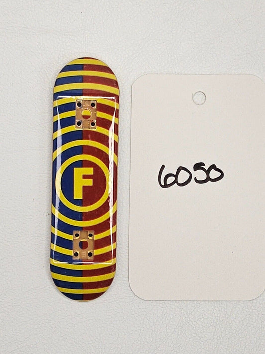 Vintage Tech Deck Fingerboard Foundation Red, Blue and Yellow