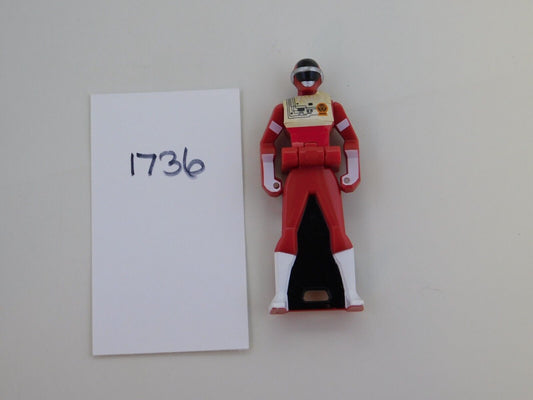 Power Rangers Super Megaforce Bioman 3" Red 1 Ranger Gashapon Key