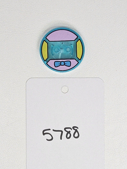 LEGO  Dimensions Toy Tag 4 x 4 x 2/3 with 2 Studs for Krusty #26