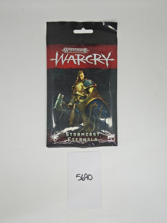 Warhammer Age of Sigmar- Warcry- Stormcast Eternals Cards Booster Pack , Sealed