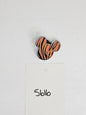 Disney Mickey Head Tiger Striped Trading Pin