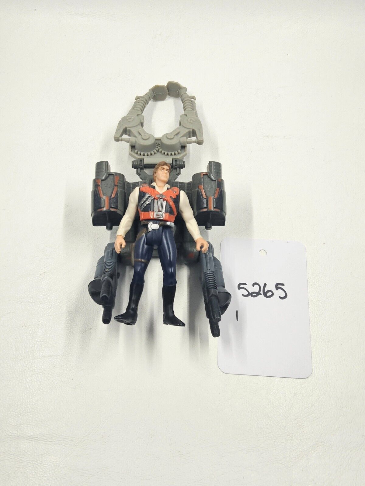 Star Wars Han Solo Deluxe Smuggler Flight Pack 1996 POTF2 Power of the Force