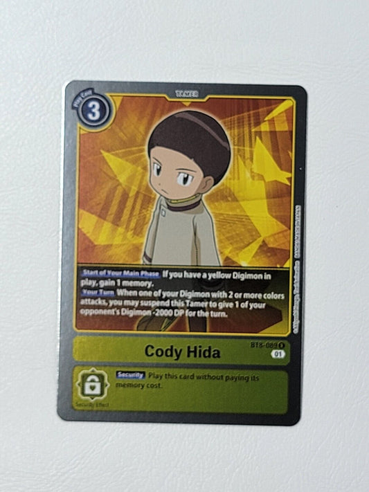 Bandai Digimon CCG - Tamer: Cody Hida BT8-089 Rare Holo
