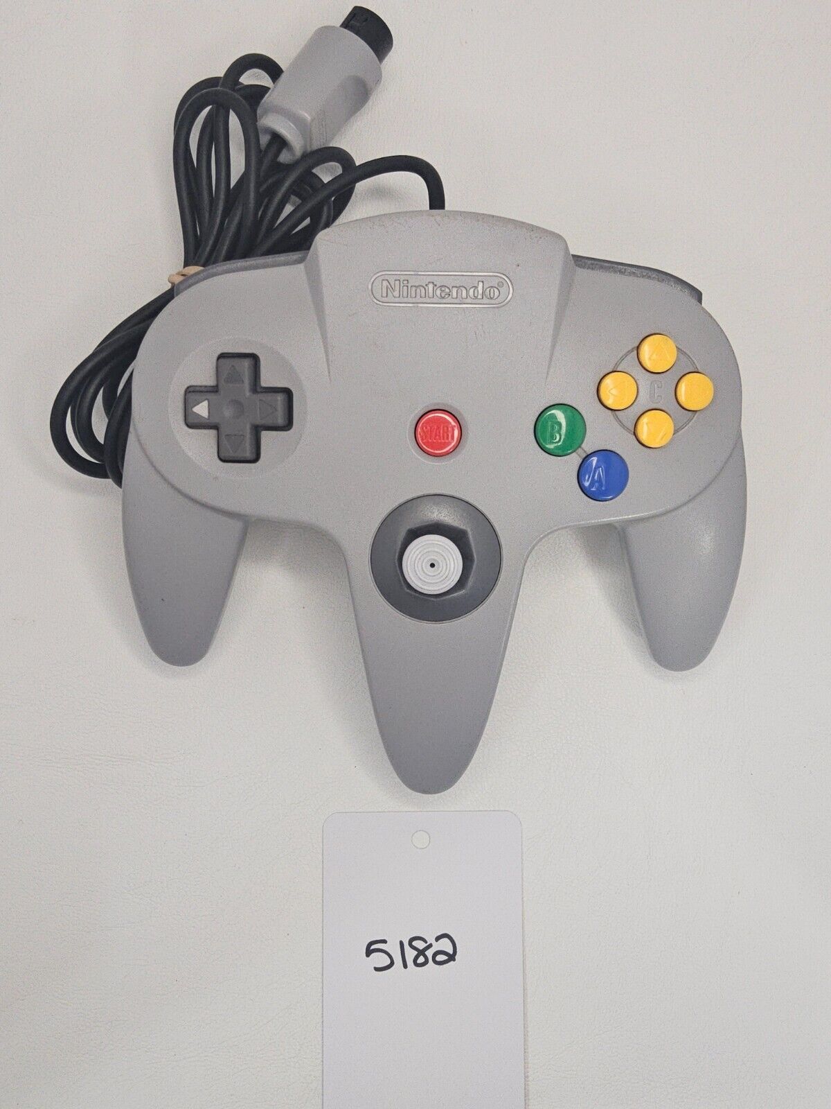 OEM Nintendo 64 N64 Controller NUS-005 - Original Grey *TESTED*