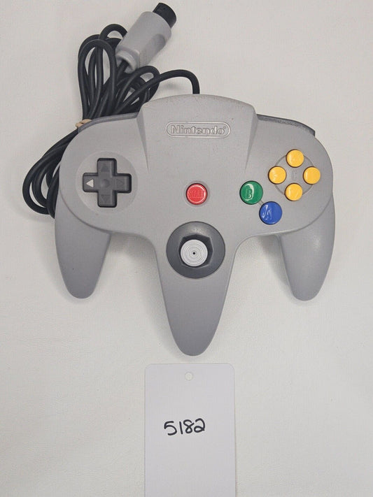 OEM Nintendo 64 N64 Controller NUS-005 - Original Grey *TESTED*