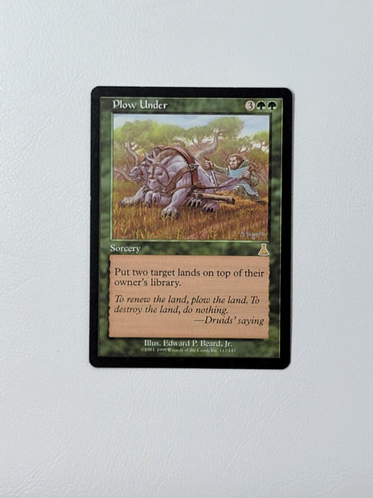MTG Plow Under NM Urza's Destiny 117/144 Regular Rare