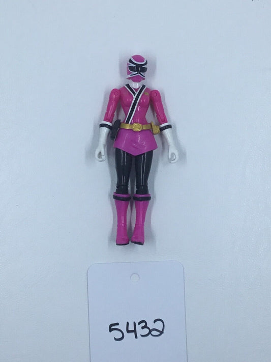 MIGHTY MORPHIN POWER RANGERS SAMURAI PINK RANGER VNTG 4.2” ACTION FIGURE TOY