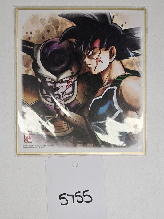 BANDAI Dragon Ball Shikishi 6 ART6 Goku Freeza Barduck Dragonball ART 6 Japan