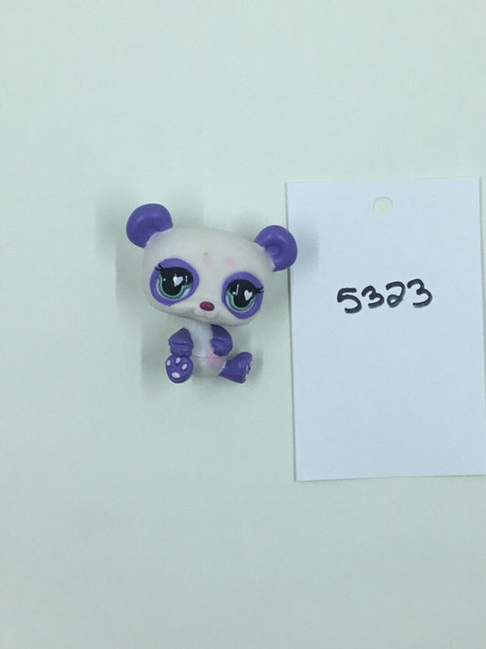 Littlest Pet Shop #558 Valentine Purple Panda Blue Eyes Authentic Hasbro LPS