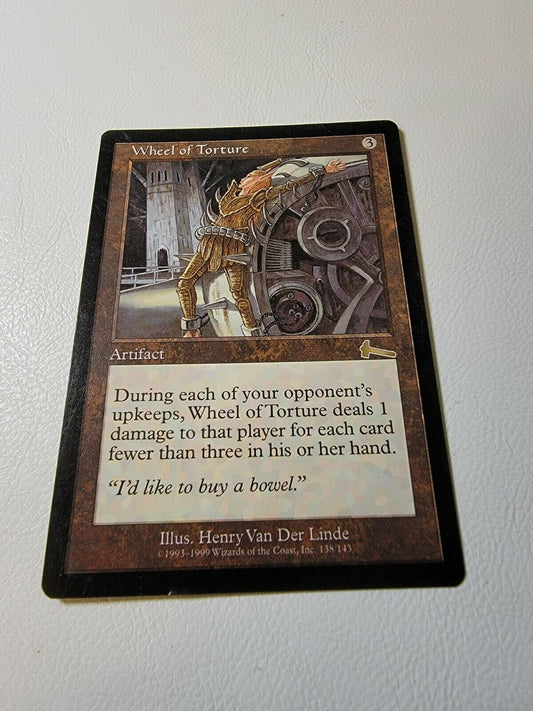 Wheel Of Torture - Urza’s Legacy - Mtg Card Good Condition