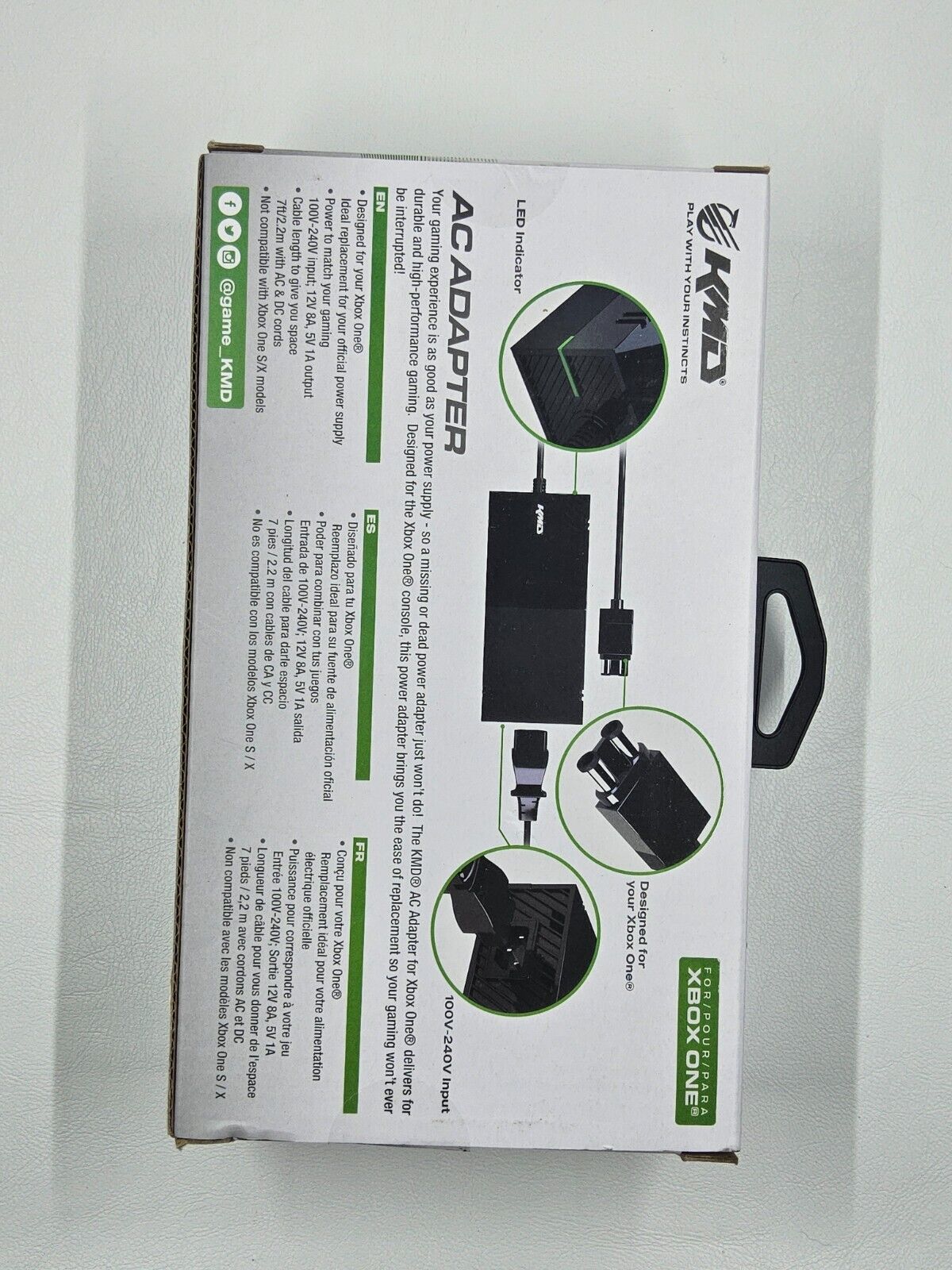 MINT KMD AC ADAPTER XBOX ONE 21F30HY 0536005