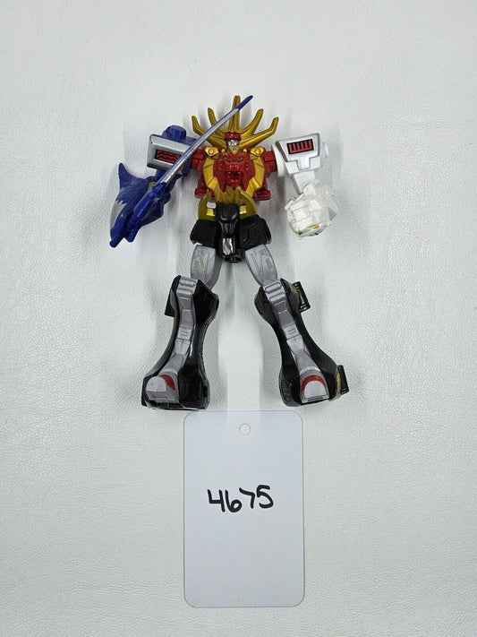 Power Rangers Wild Force Megazord Retrofire Super Legends 2009 Vintage Damaged