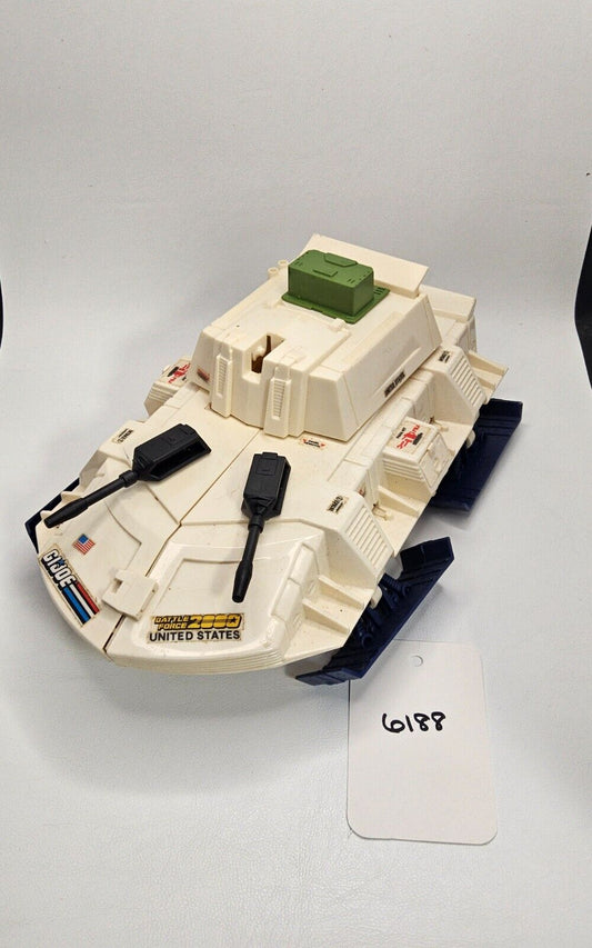 Vtg 1987 GI Joe Dominator Snow Tank Battle Force 2000 Hasbro Incomplete