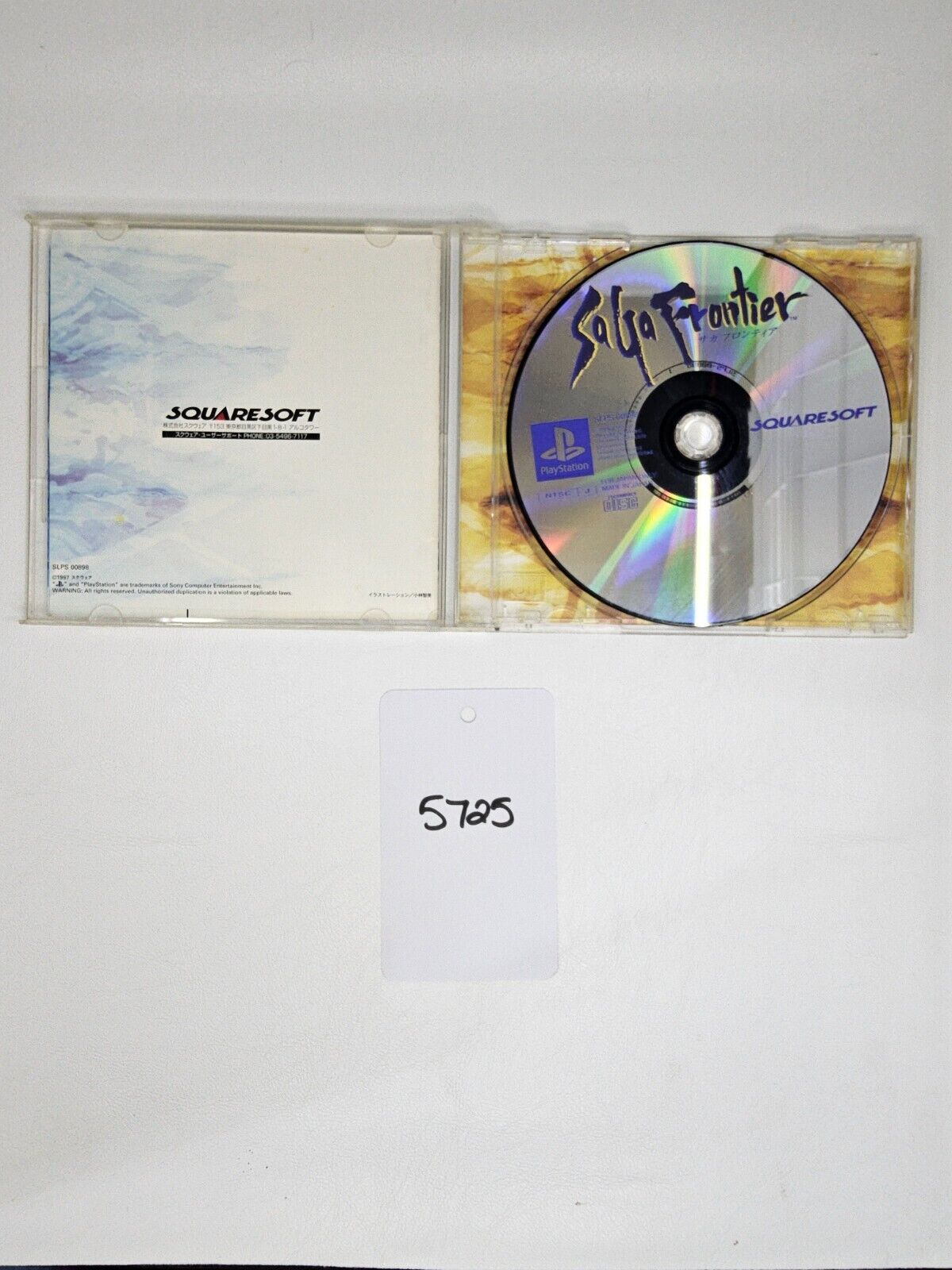 Japan Import Japanese Saga Frontier Play Station 1 1996