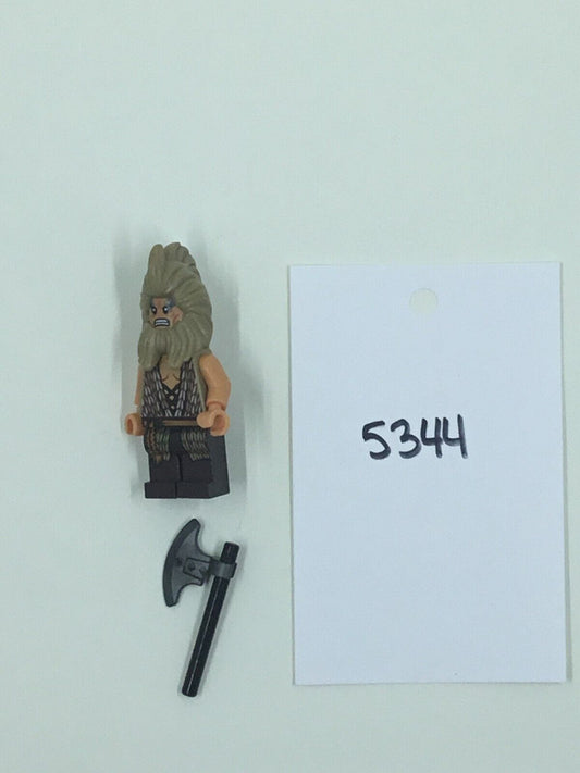 LEGO The Hobbit Desolation of Smaug 79011 BEORN Minifigure w/ Axe  C0361