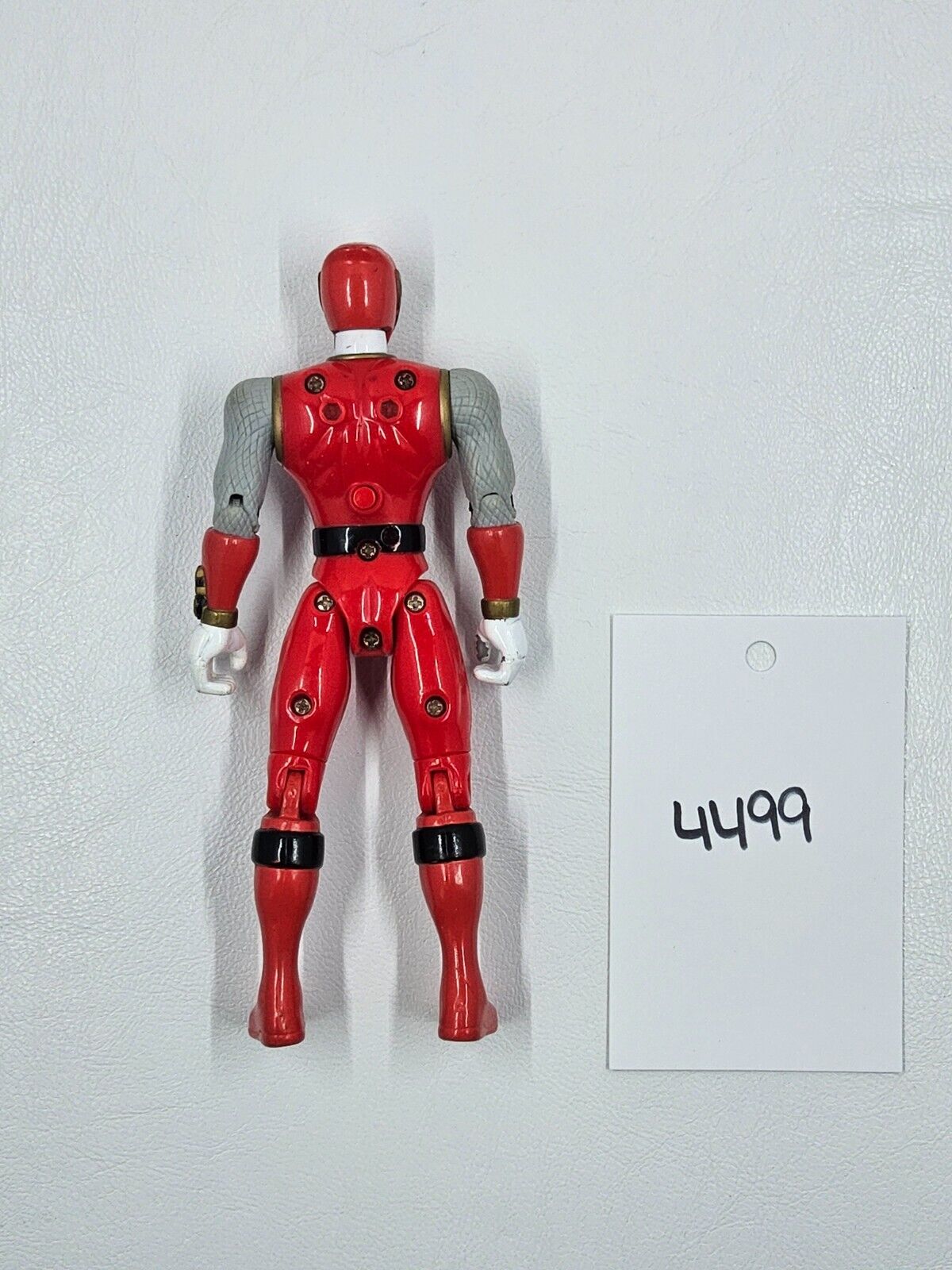 Power Rangers Ninja Storm Ninja Flash Red Wind Ranger 2002 Bandai Read