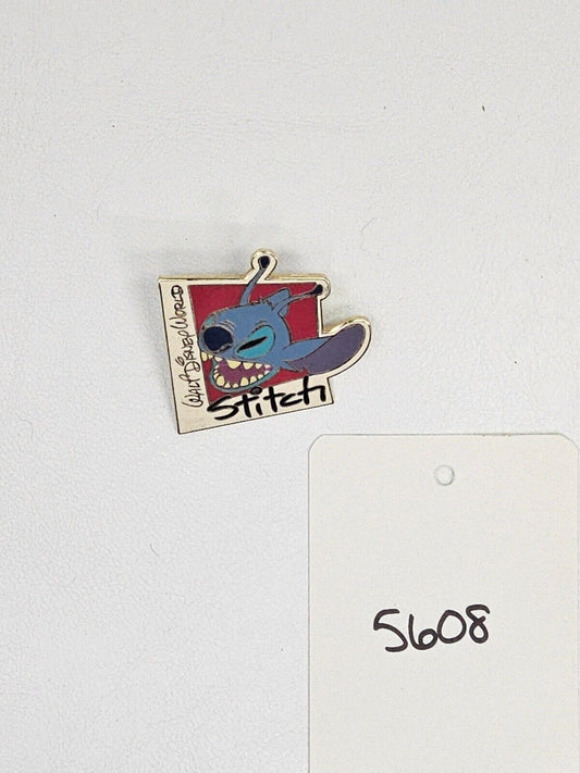 Stitch Trading Pin Official Walt Disney World 2006 Red and White