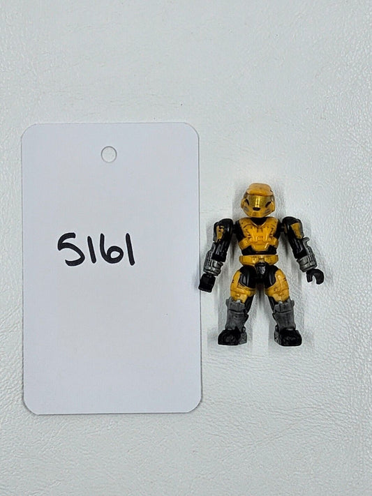 HALO MEGA BLOKS GOLD UNSC SPARTAN AIR ASSAULT MINI FIGURE MAF SERIES 8