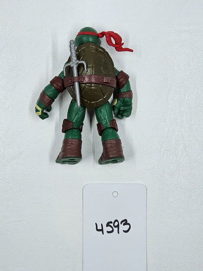 2013 Viacom Playmates Teenage Mutant Ninja Turtles Raphael Action Figure 4.5in