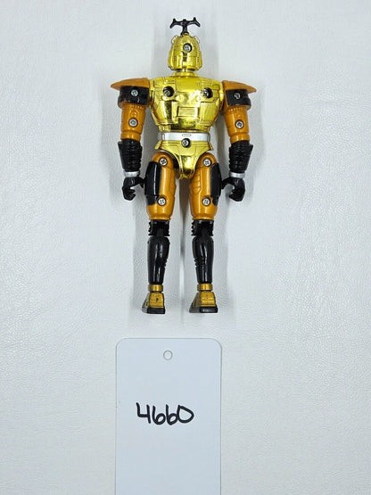 Vintage Beetleborgs Spectra Chromium Gold Action Figure Bandai 1997