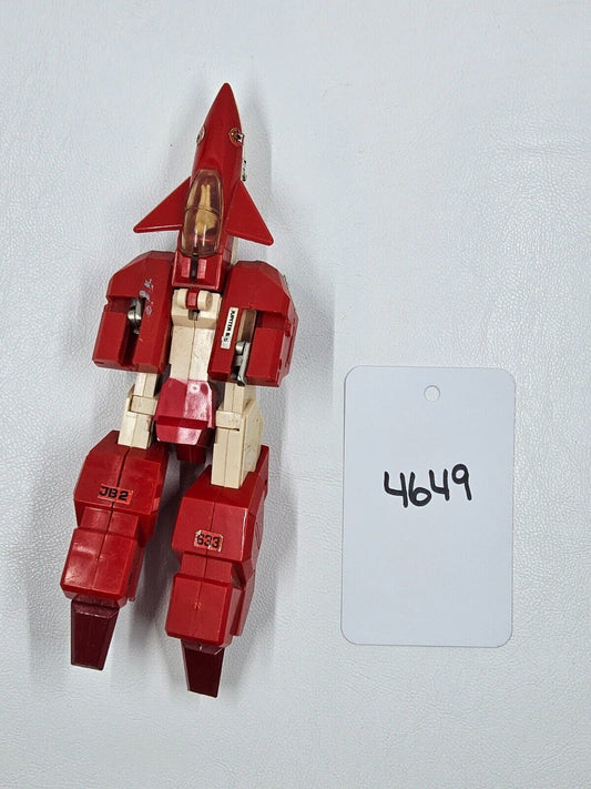 Robotech Red Alpha Fighter Jet Legioss Gakken Henshin Lancer 1985 No Head