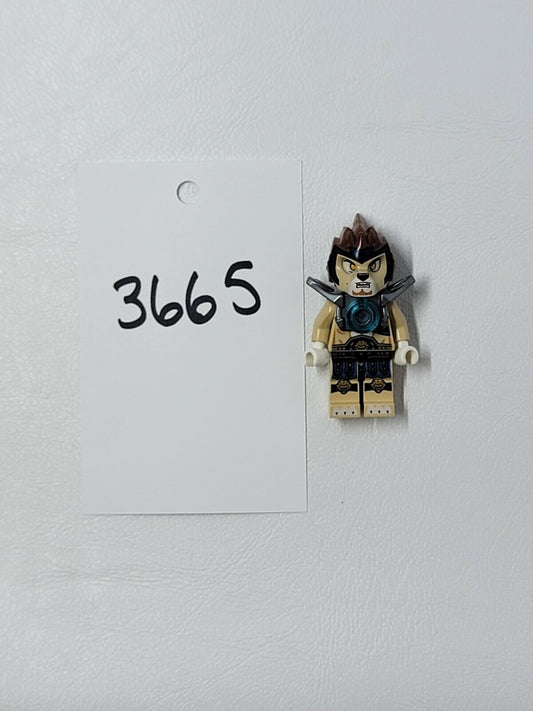LEGO Minifigure Lennox Pearl Gold Armor loc025 Legends of Chima Lion