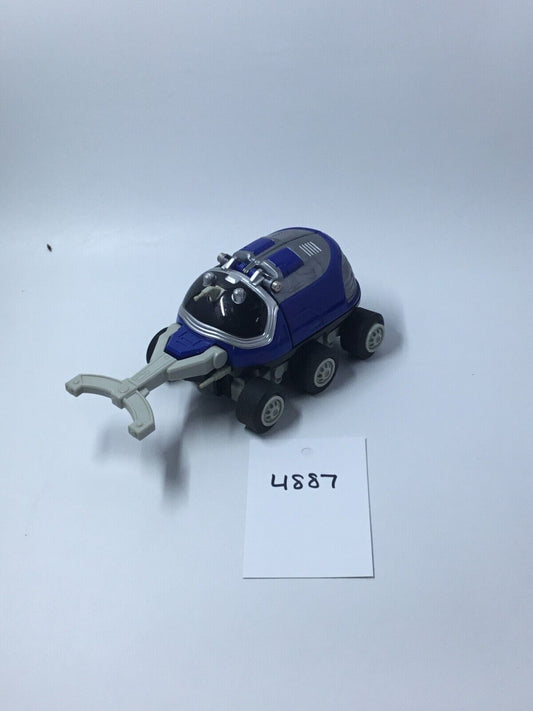1996 Bandai Big Bad Beetleborgs Blue Stinger AV Vehicle, Tested, WORKING
