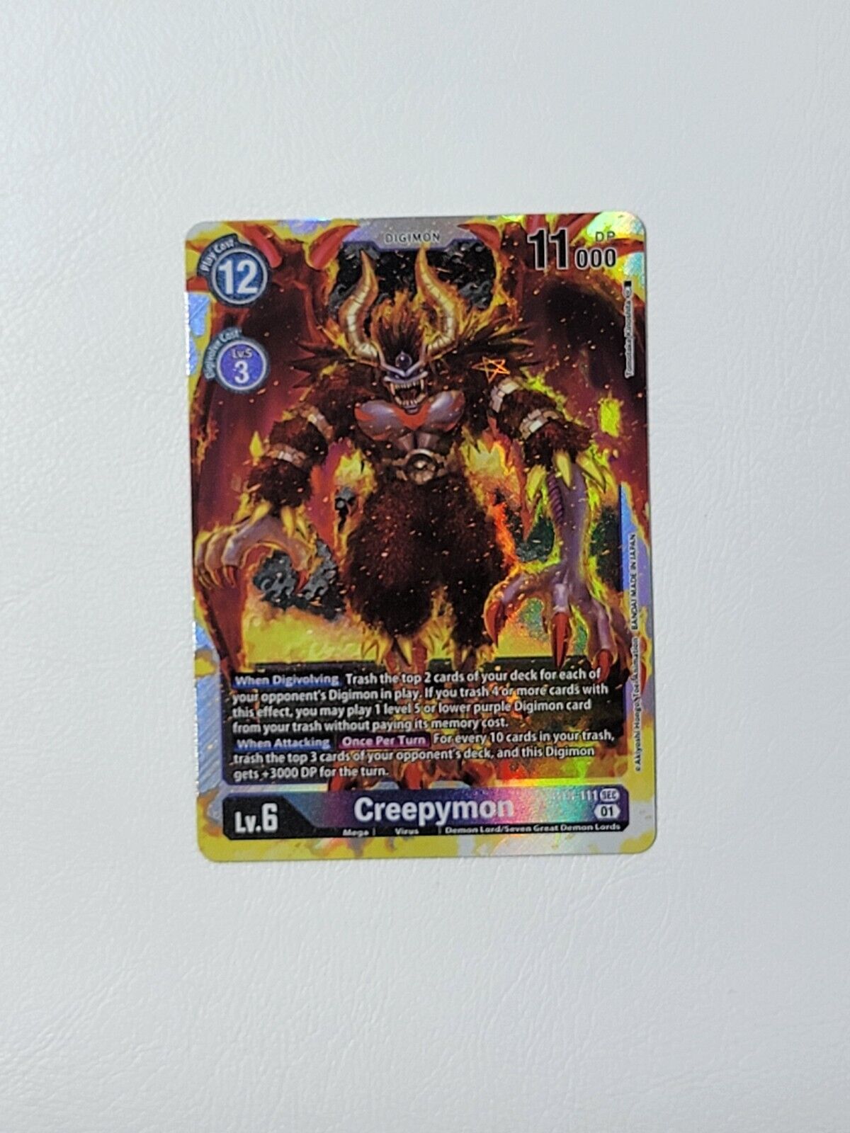 Digimon TCG Creepymon  BT8-111  SEC Near Mint