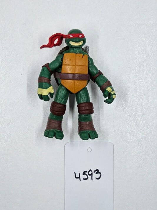 2013 Viacom Playmates Teenage Mutant Ninja Turtles Raphael Action Figure 4.5in
