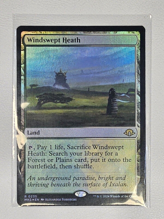 MTG - WINDSWEPT HEATH - *FOIL* (MH3 #235) - Rare - Modern Horizons 3  - NM/M