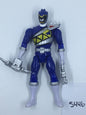 Power Rangers Bandai Dino Charge Double Strike Blue Ranger 6.5 in Action Figure