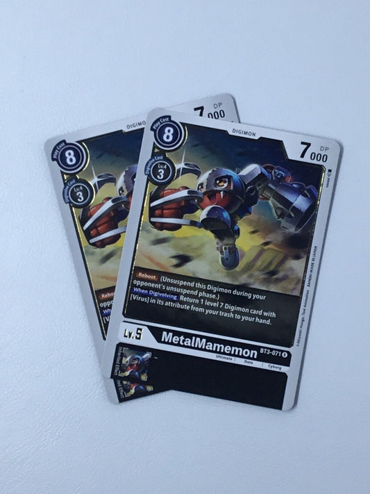 MetalMamemon BT3-071  Rare Digimon TCG LP-NM
