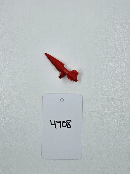 Vtg Kenner Centurions 1986 Ace McCloud red RIGHT MISSILE bomb weapon accessory