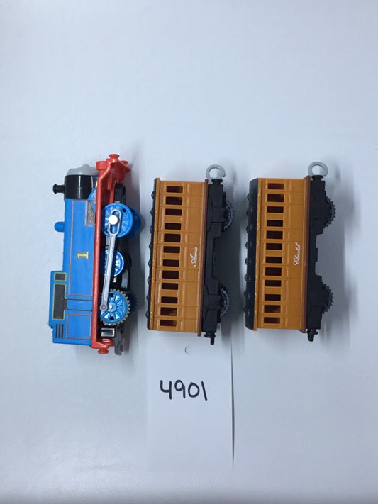 TOMY Trackmaster Thomas Clarabel Annie VIDEO GUC 1992 2002 Passenger Coach Cars