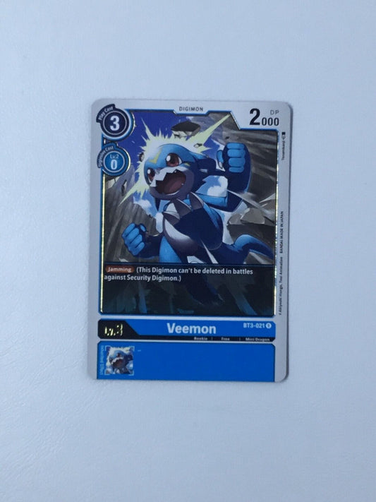 Veemon BT3-021 Digimon Card Game NM