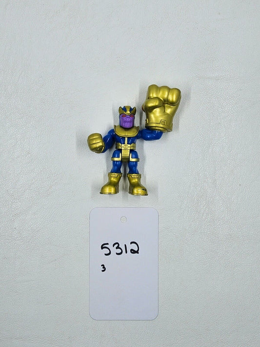Playskool Marvel Super Hero Adventures THANOS figure w/Infinity Gauntlet