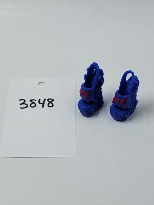 Monster High Catrine DeMew Gloom Bloom Blue Sandals Heels Shoes Replacement